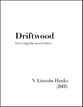 Driftwood SATB choral sheet music cover